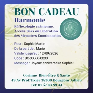 Bon cadeau Harmonie