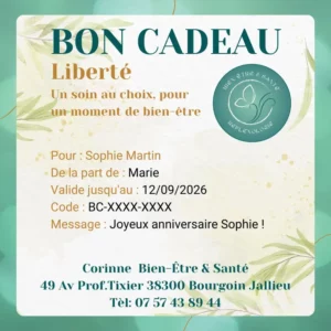 Bon cadeau Montant libre